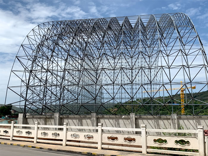 阜阳山寨矿储煤棚网架